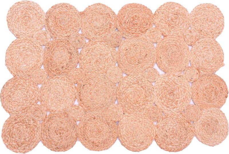 Fashion Art Pink Jute Area Rug  (60 cm, X 90 cm, Rectangle)