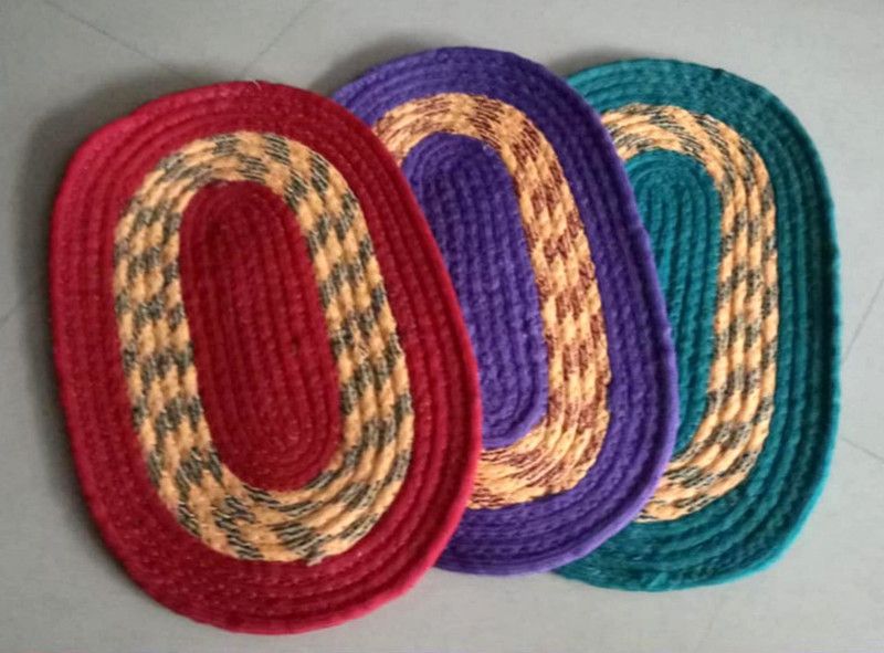 Passion Exports Polyester Door Mat  (Multicolor, Small, Pack of 3)
