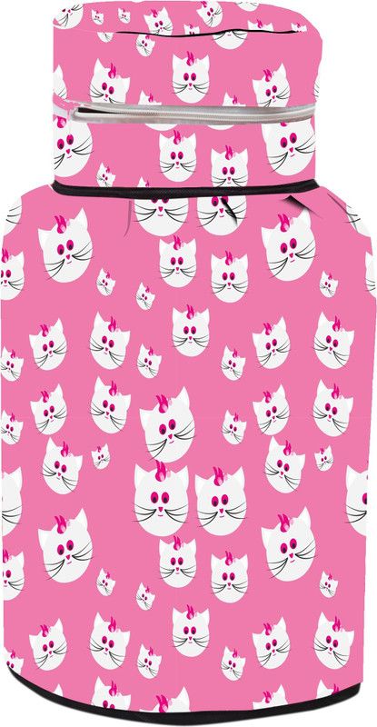 KRISHNAEXPORT Gas Cylinder Cover  (Width: 53 cm, Pink)