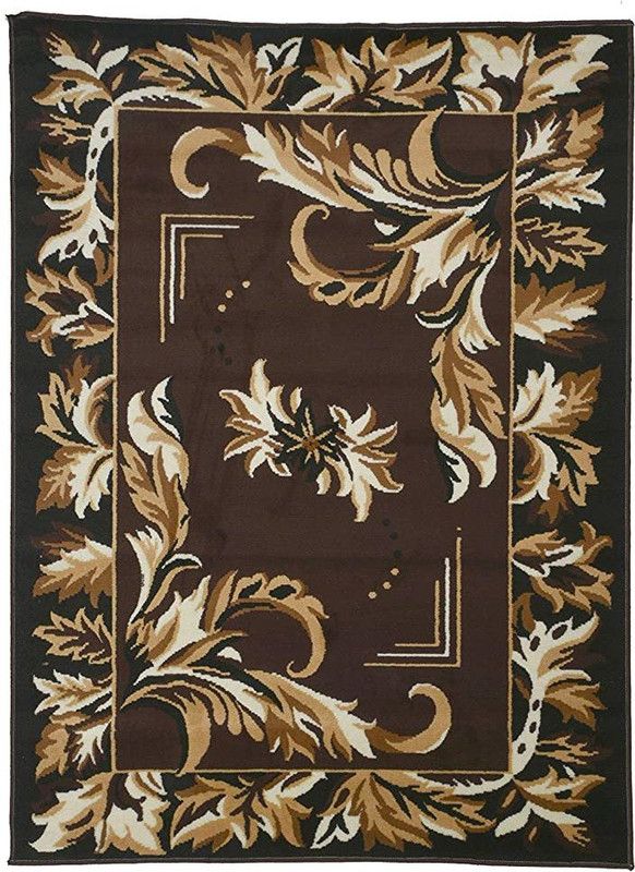 Carpet Planet Brown, Beige Silk, Wool Carpet  (152 cm, X 213 cm, Rectangle)