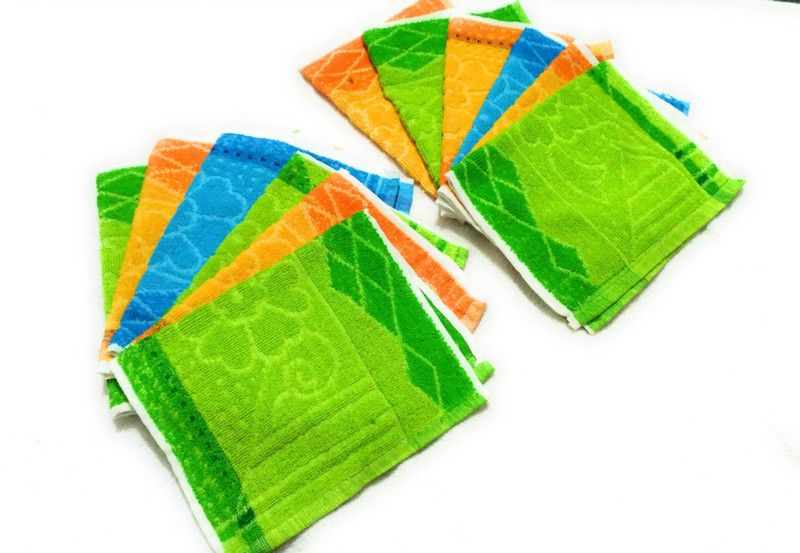 Cotton colors Galaxy Napkins 36 Multicolor Cloth Napkins  (12 Sheets)