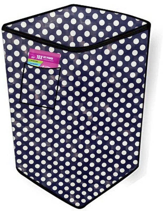 JM Homefurnishings Top Loading Washing Machine Cover  (Width: 67 cm, Martinque, Cloud Burst)