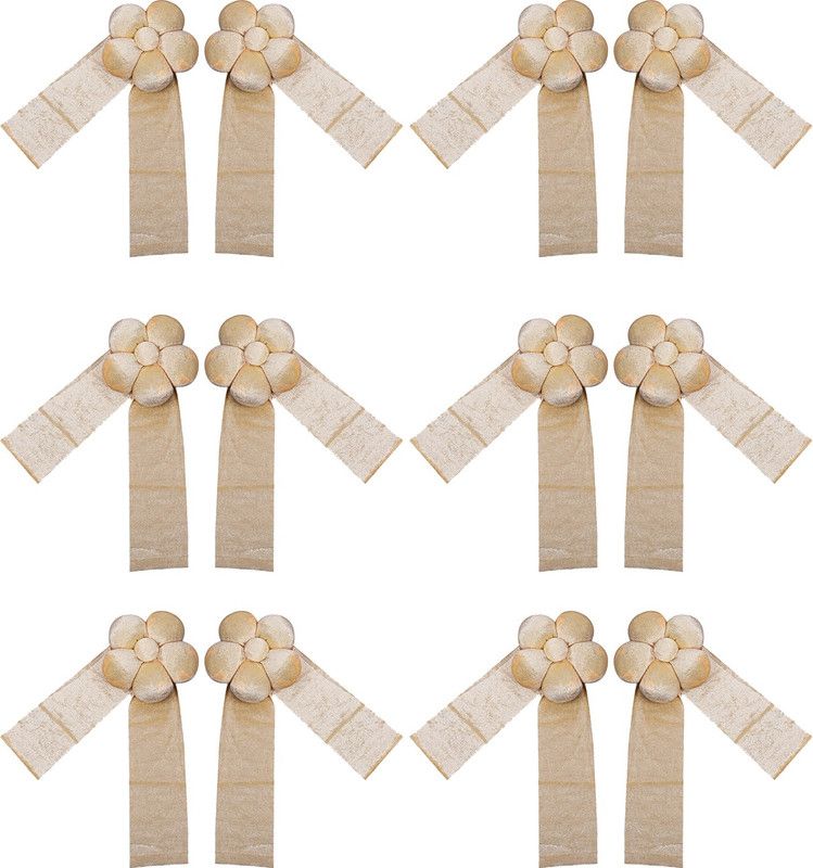 KUBER INDUSTRIES Gold Tassels Metal  (Pack of 12)