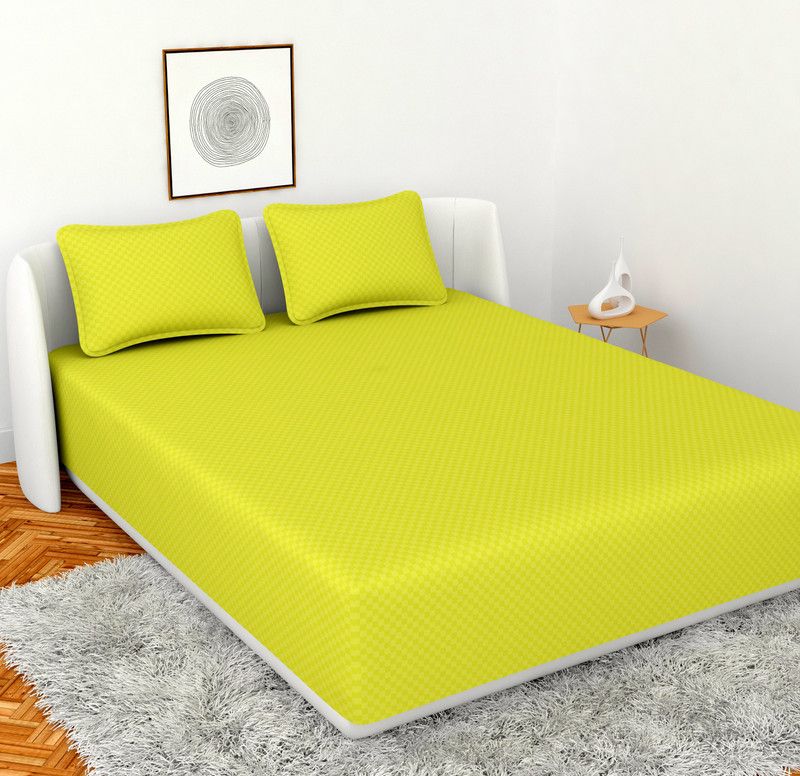 RAEXBE 220 TC Microfiber Double Solid Flat Bedsheet  (Pack of 1, Multicolor)