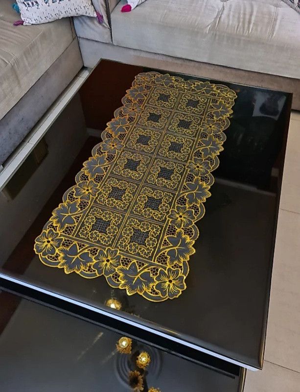 Goodson Gold 85 cm Table Runner  (PVC)