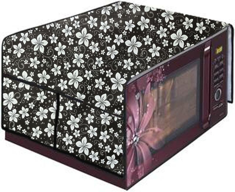GREAT FASHION Microwave Oven Cover  (Width: 34 cm, Multicolor)