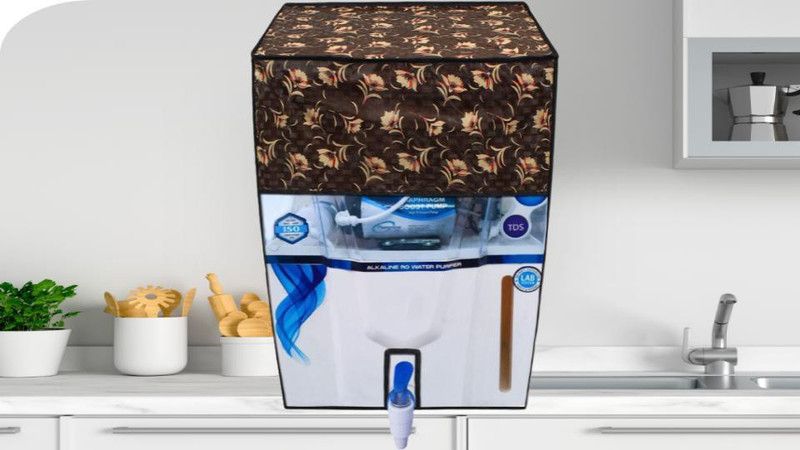 THE LION'S SHARE Water Purifier Cover  (Width: 38 cm, Yellow)