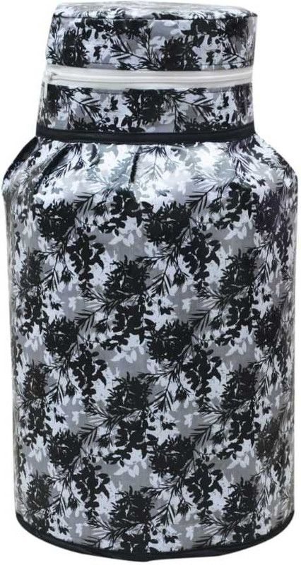 Cute Home Gas Cylinder Cover  (Width: 54 cm, BLACK)