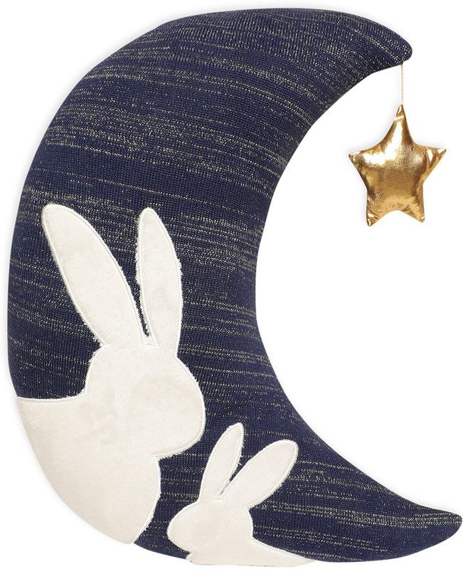 Mi Arcus Polyester Fibre Toons & Characters Cushion Pack of 1  (Blue)