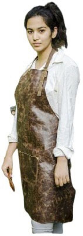 PRITI Blended Apron - Free Size  (Brown, Single Piece)