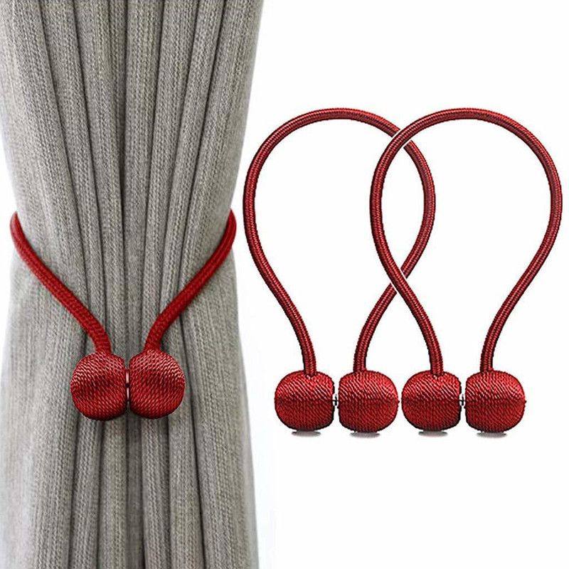 Furnishingkart Maroon Tassels, Trimming  (Pack of 2)