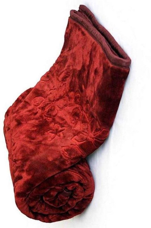 Changers Solid Single Mink Blanket for Mild Winter  (Microfiber, Multicolor)