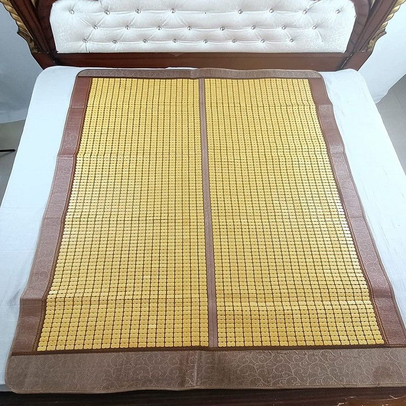green bamboo Reversible Generic Single Bed Cover  (Multicolor)