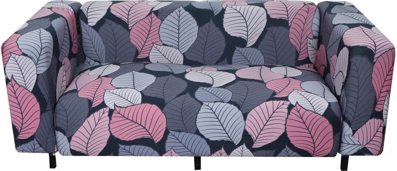 HOUSE OF QUIRK Polyester Floral Sofa Cover  (MultiColor Pack of 1)