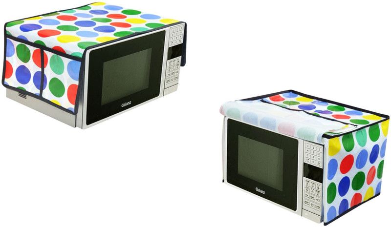 Shreejee Microwave Oven Cover  (Width: 46 cm, Red, White, Green, Blue)