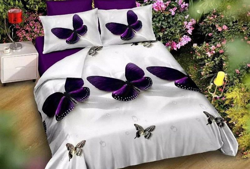 HOMCEAZER 144 TC Polycotton Double Printed Flat Bedsheet  (Pack of 1, Multicolor)