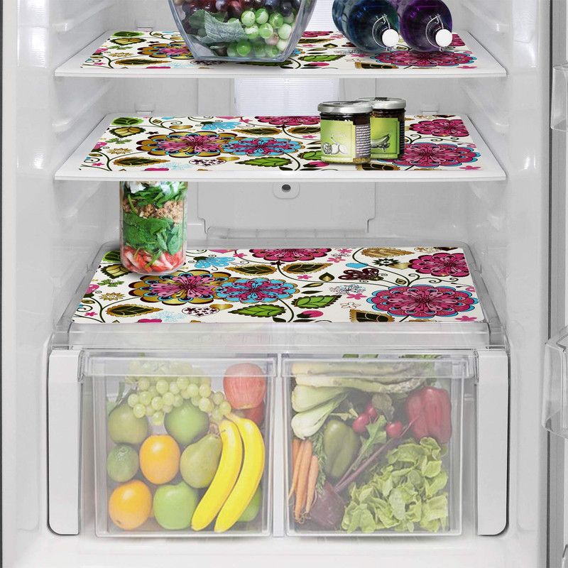CASA FURNISHING Fridge Mat  (Width: 30 cm, FM-6-BL-19 A)