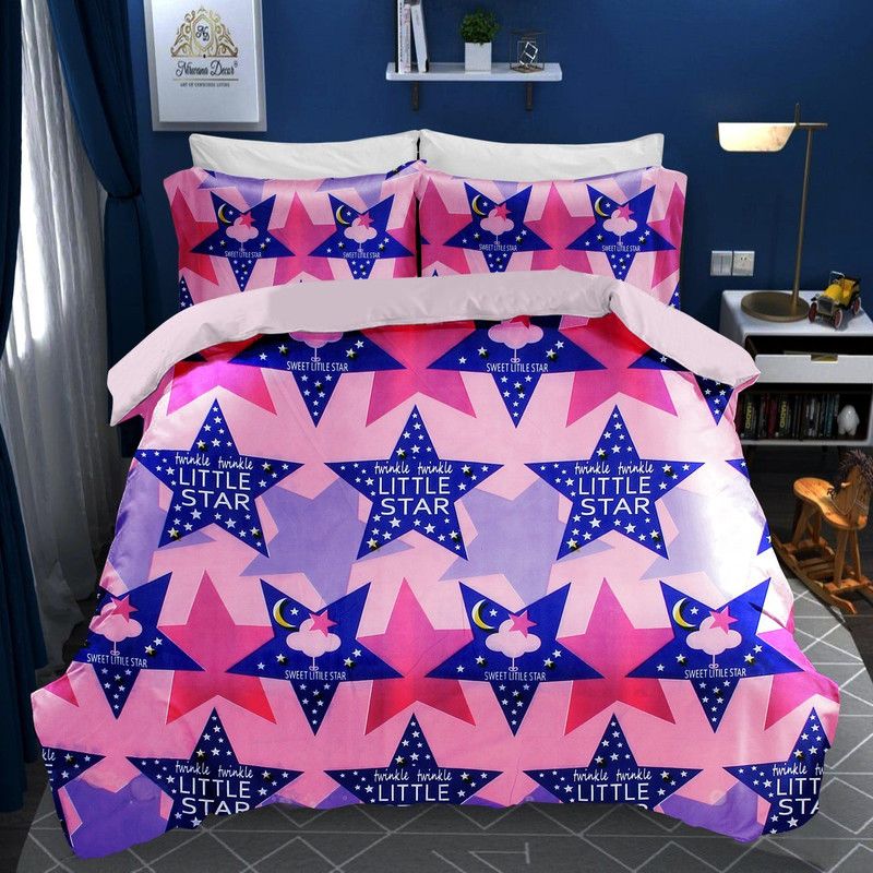 SINGHS VILLAS DECOR 254 TC Cotton Double 3D Printed Flat Bedsheet  (Pack of 1, Multicolor)