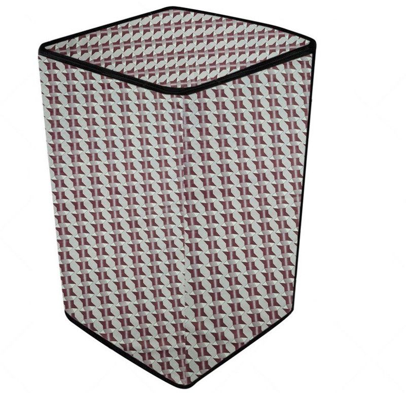 KingMatters Top Loading Washing Machine Cover  (Width: 57 cm, Brown, White)