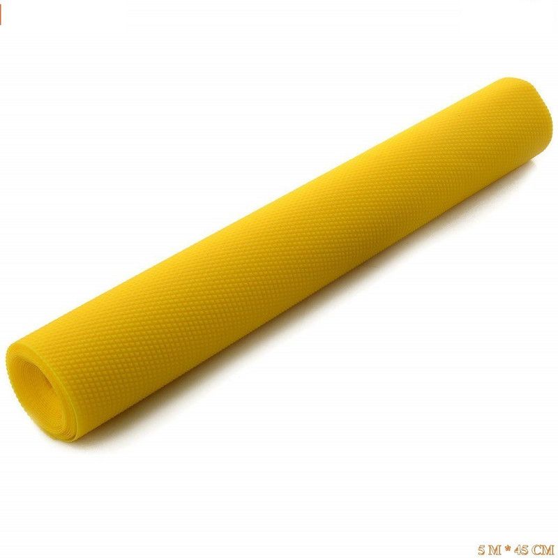 styeva Rectangular Pack of 1 Table Placemat  (Yellow, PVC, Polypropylene)