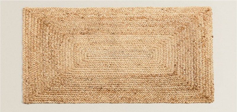 Nature A Gold Jute Area Rug  (60 cm, X 90 cm, Rectangle)