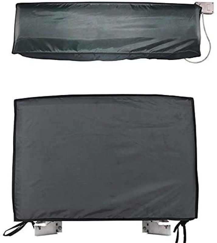 Eskay Air Conditioner Cover  (Width: 91.44 cm, DarkGrey)