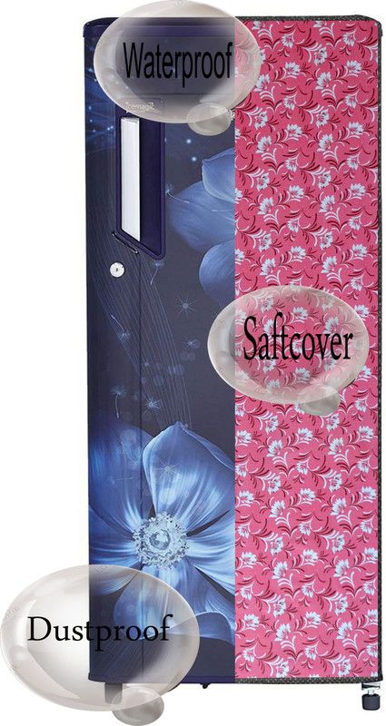 AAVYA UNIQUE FASHION Refrigerator Cover  (Width: 53.4 cm, Multicolor)