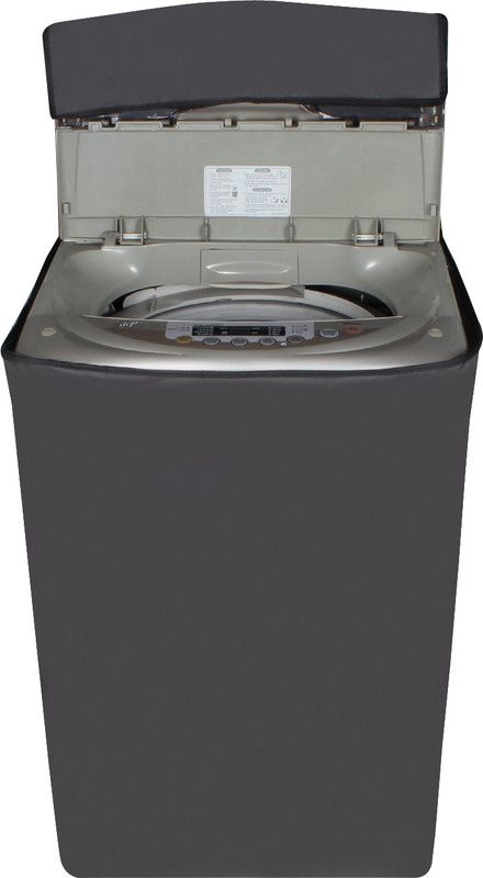 Stylista Top Loading Washing Machine Cover  (Width: 62 cm, Grey)