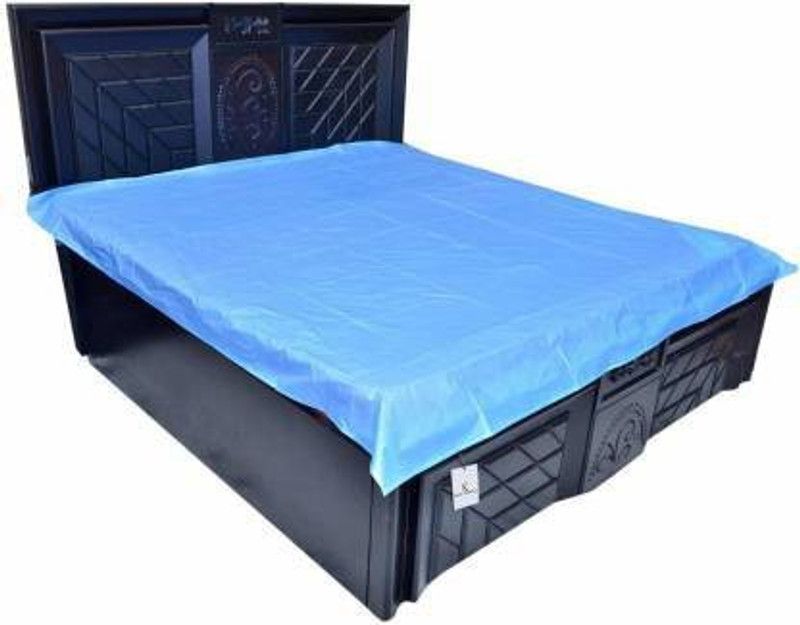 Vision VIV Mattress Topper Single Size Waterproof Mattress Cover  (Blue)