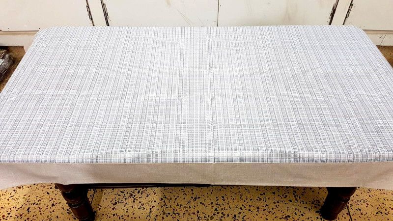 KRAFTKIN Printed 4 Seater Table Cover  (Multicolor, PVC)