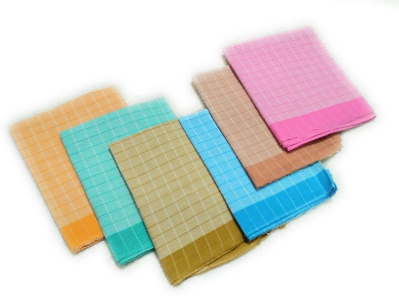 Cotton colors NPSET42 Multicolor Cloth Napkins  (6 Sheets)
