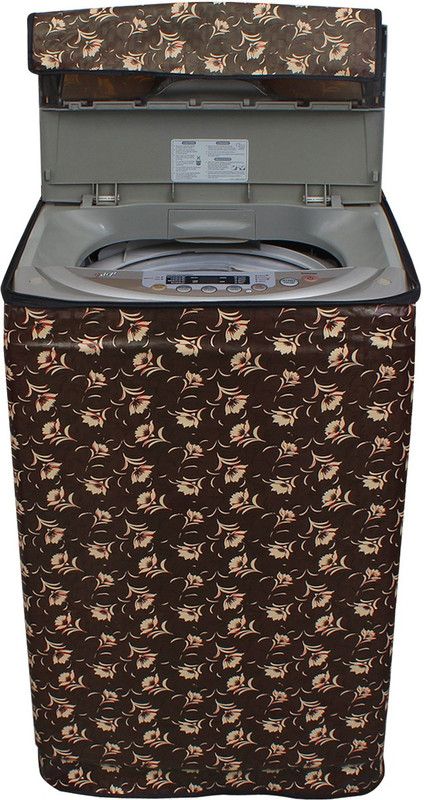 LITHARA Top Loading Washing Machine Cover  (Width: 58.42 cm, Brown)