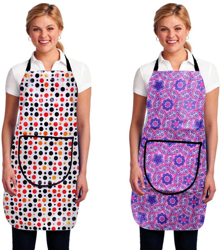TYLORSTYLE Nylon Grooming Apron - Free Size  (Multicolor, Pack of 2)
