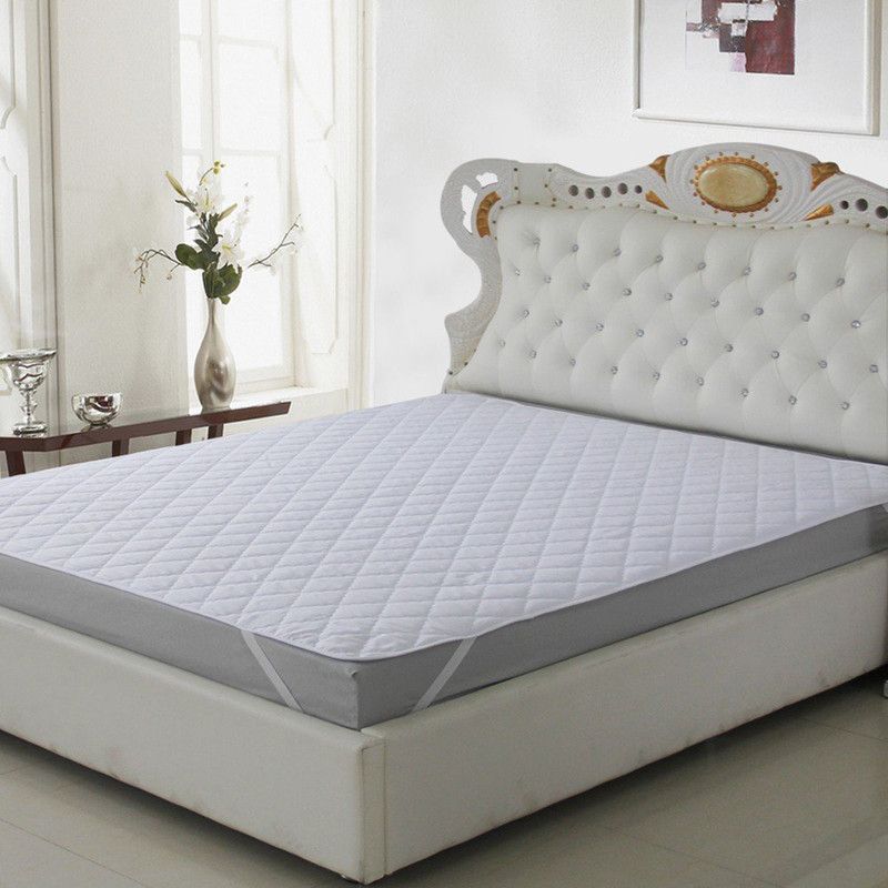Renown Elastic Strap King Size Waterproof Mattress Cover  (White)