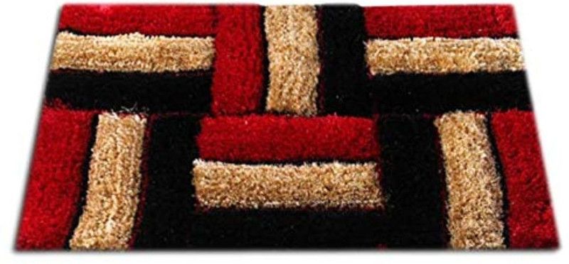 RM Handloom Polyester Door Mat  (Multicolor 3, Small)