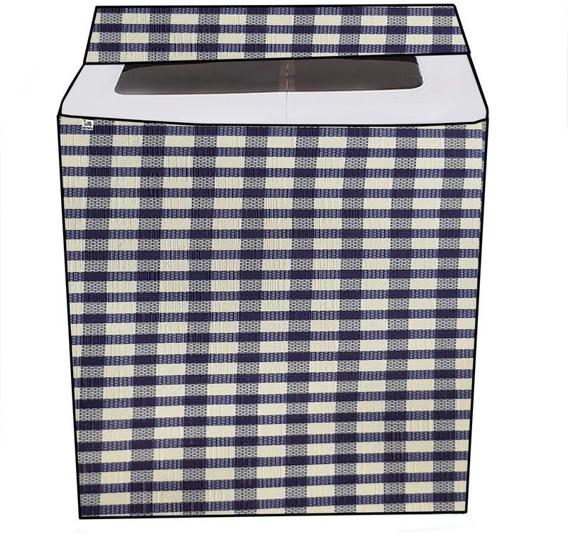 KingMatters Semi-Automatic Washing Machine Cover  (Width: 89 cm, multicolor)
