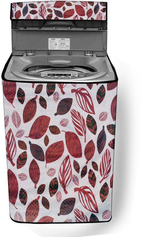 Stylista Top Loading Washing Machine Cover  (Width: 150 cm, Multi, Black)