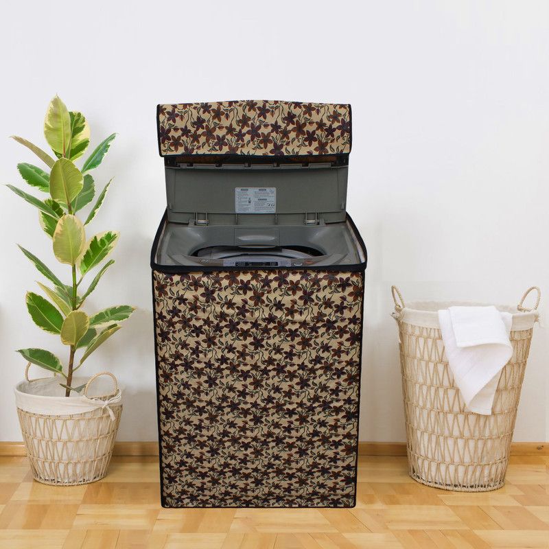 Glassiano Top Loading Washing Machine Cover  (Width: 58.42 cm, Multicolor)