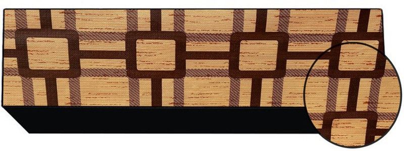 Delideal Air Conditioner Cover  (Width: 103 cm, Yellow, Black)