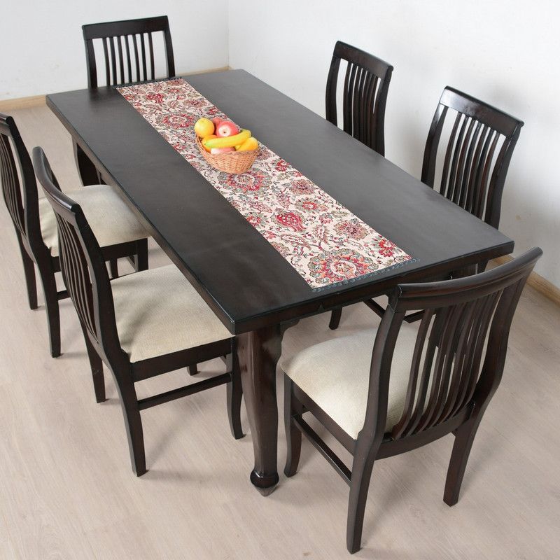 Raghuraj Lifestyle Multicolor 172 cm Table Runner  (Cotton)