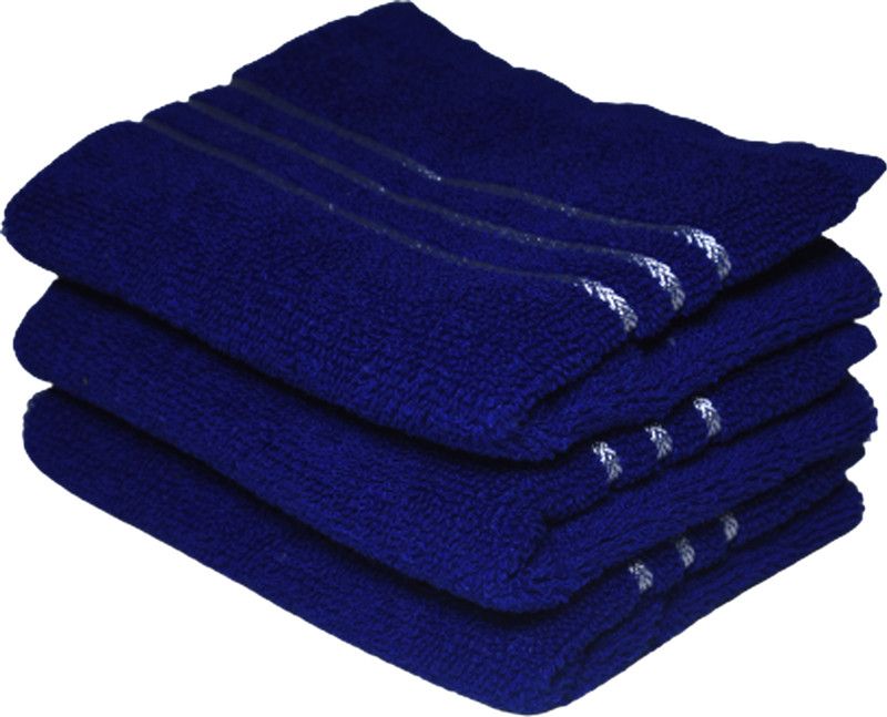 NATURE SKY Cotton 300 GSM Hand Towel  (Pack of 3)