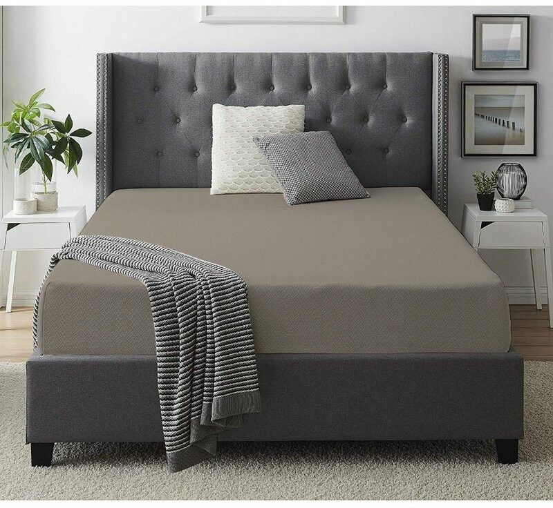 VinSa Sales Fitted Single Size Waterproof Mattress Cover  (Grey)