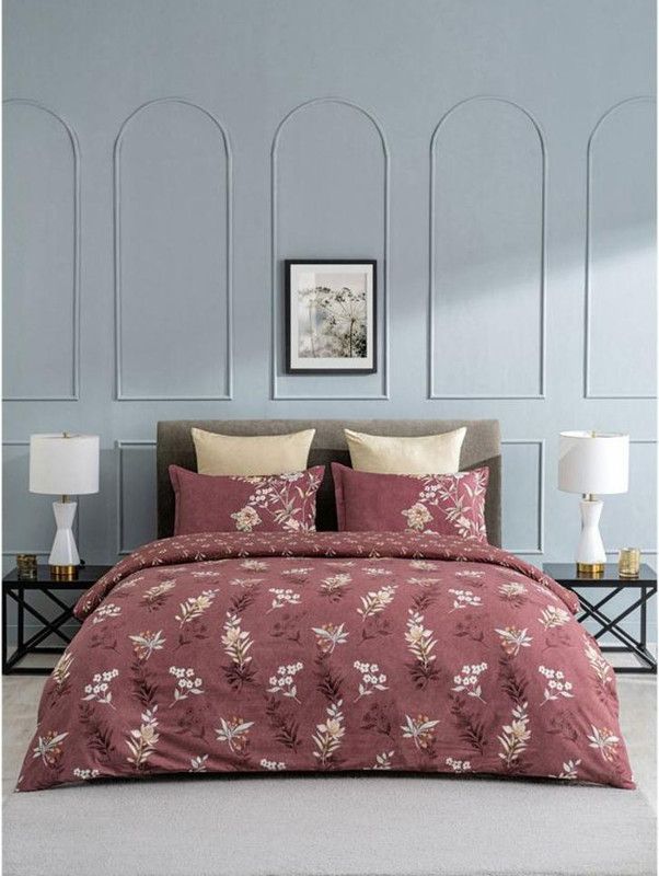 D'Décor Floral Double Dohar for AC Room  (Cotton, Multicolor)