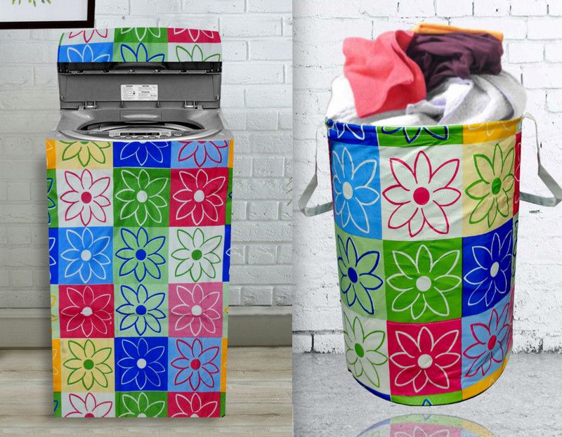 Comfort House Top Loading Washing Machine Cover  (Width: 58 cm, multi)