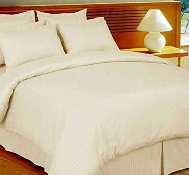 Linenovation King Cotton Duvet Cover  (Beige)