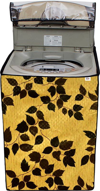 AAVYA UNIQUE FASHION Top Loading Washing Machine Cover  (Width: 55.88 cm, Yellow)