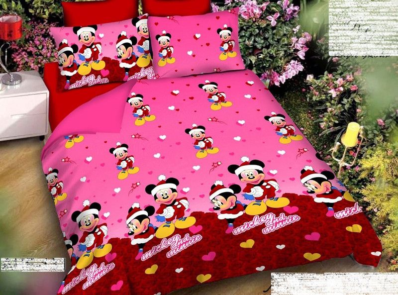 ONS Creation 150 TC Polycotton Double Printed Flat Bedsheet  (Pack of 1, Multicolor22)