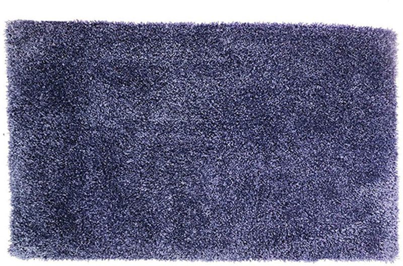 The Home Talk Polyester Bathroom Mat  (Blue, Medium, Pack of 2)