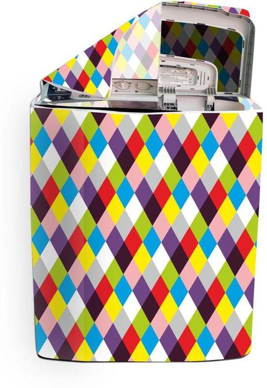 HomeStore-YEP Semi-Automatic Washing Machine Cover  (Width: 81 cm, Multicolor)