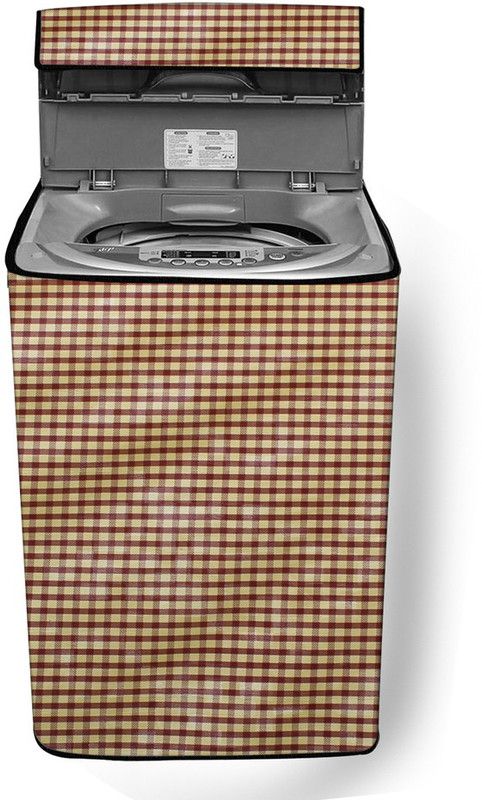 Stylista Top Loading Washing Machine Cover  (Width: 62 cm, red)